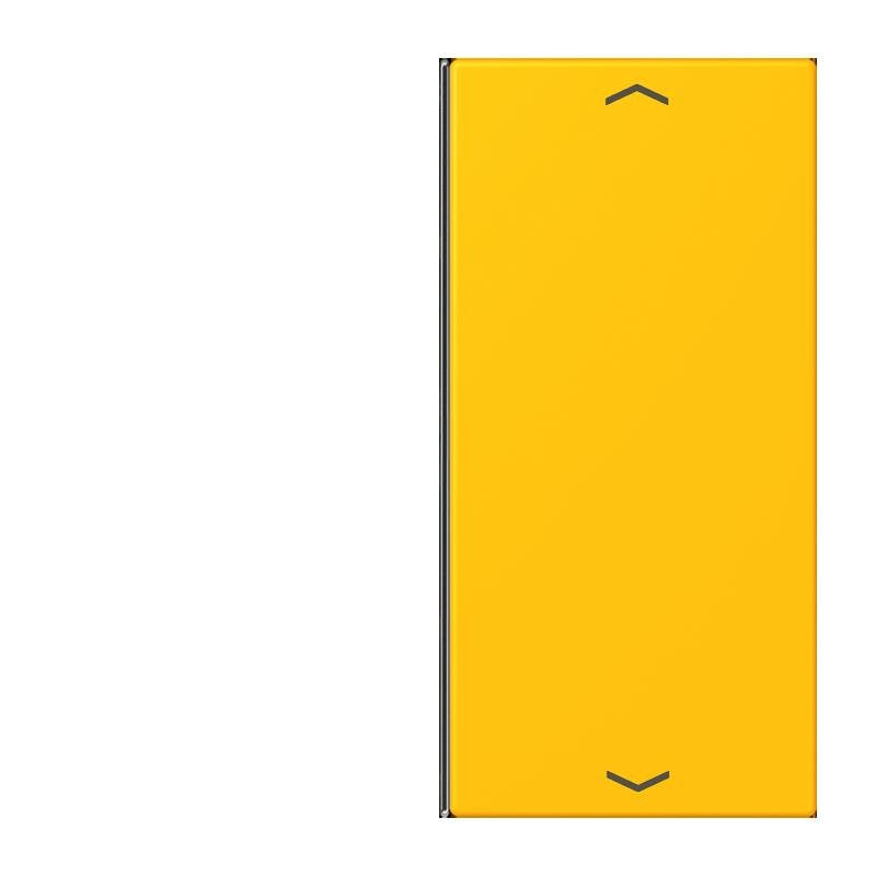 Jung - Abdeckung/Bedienelement für Installationsschalterprogramme Taste 2fach m. Pfeilsymb. LC 402 TSAP 263 le jaune vif