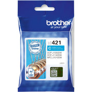 Brother - Verbrauchsmaterial für Telefax/Drucker/MFC Tintenpatrone LC-421C cyan