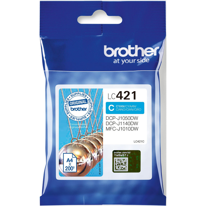 Brother - Verbrauchsmaterial für Telefax/Drucker/MFC Tintenpatrone LC-421C cyan