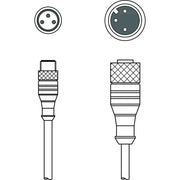 Leuze - Konfektioniertes Sensor-Aktor-Kabel Verbindungsleitung KDS U-M8-3A#50130927