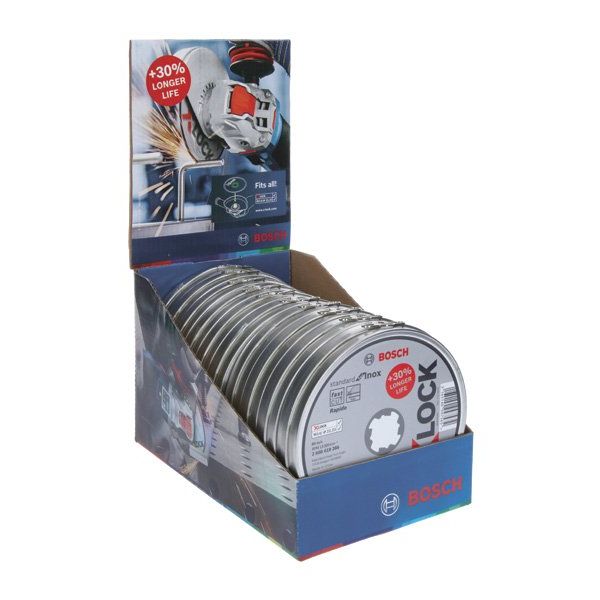 Bosch - Trenn-/Schleifscheibe PRO Stainless Steel and 2608619266 Metal X-Lock