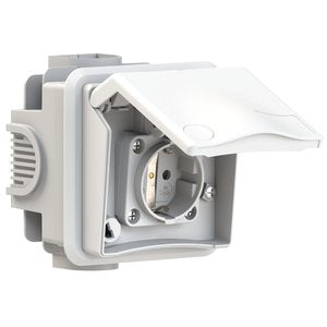 Bals Elektrotech - CEE-Steckdose (IEC 60309) Schutzkontakt-Unterputzst. 71012 16A 2p+E IP44 de