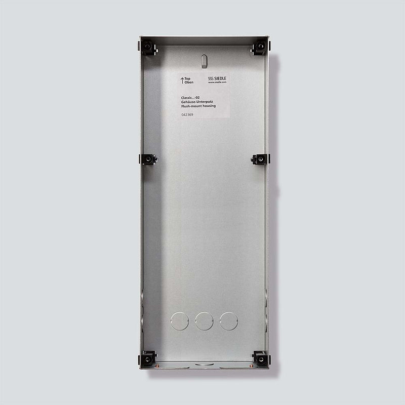 Siedle&Söhne - Montageelement für Türstation Unterputzgehäuse GU CL 08-0 Stahlblech verzinkt − 1 Stück
