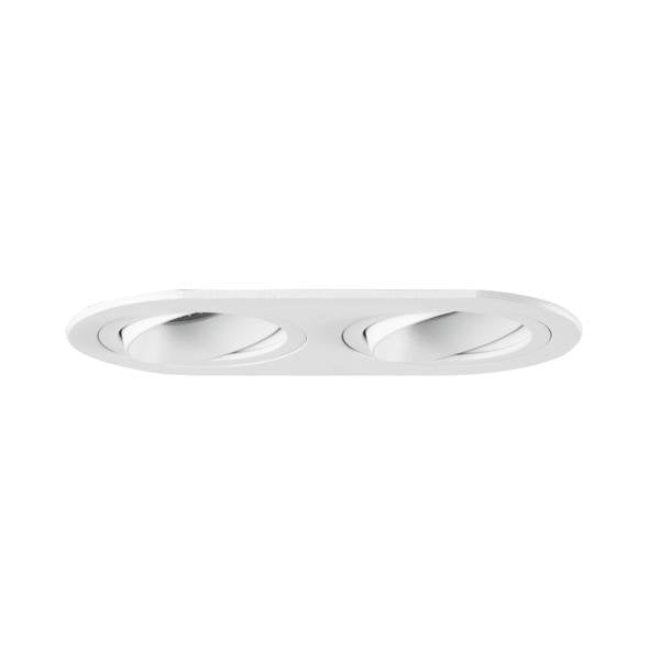 Brumberg Leuchten - Downlight/Strahler/Flutlicht Einbaumodul oval 45022170 strukturweiß