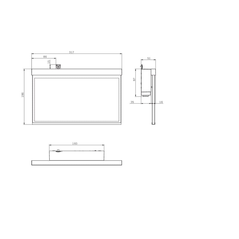 RP-Technik - Sicherheitsleuchte LED-Rettungszeichenleuchte AXWT009ML-E ZB + ML