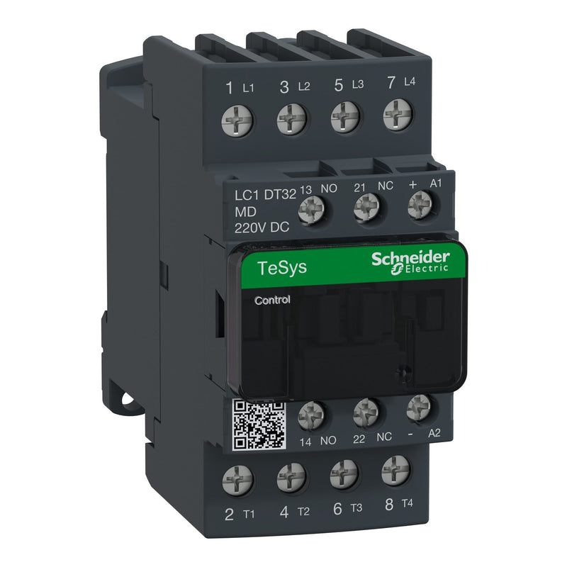 Schneider Electric - Leistungsschütz zum Schalten von Wechselstrom Leistungsschütz LC1DT32MD 4-polig, 1S, 1Ö