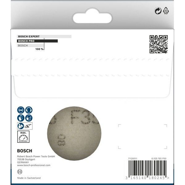 Bosch - Schleifpapier/Schleifvlies PRO F355 Schleifblatt, 125 2608606759 mm, 320, 10-tlg