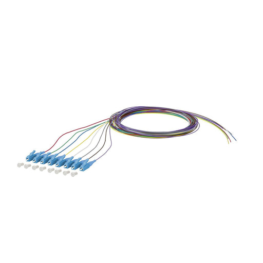 Metz Connect - LWL-Pigtail OpDAT Pigtail LC-UPC 150Q1JO0020E8 OS2 8 Farben − 8 Stück