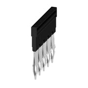 Weidmüller - Querverbinder/Brücker für Reihenklemme Querverbinder ZQV 4N/5 BK gesteckt − 60 Stück