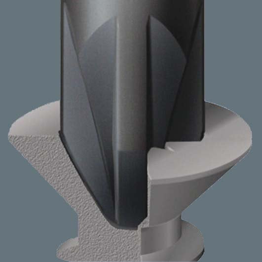 Wera - Kreuzschlitz-Schraubendreher Elektron. Schraubendreher 118024 Kreuz, PH 1x80mm