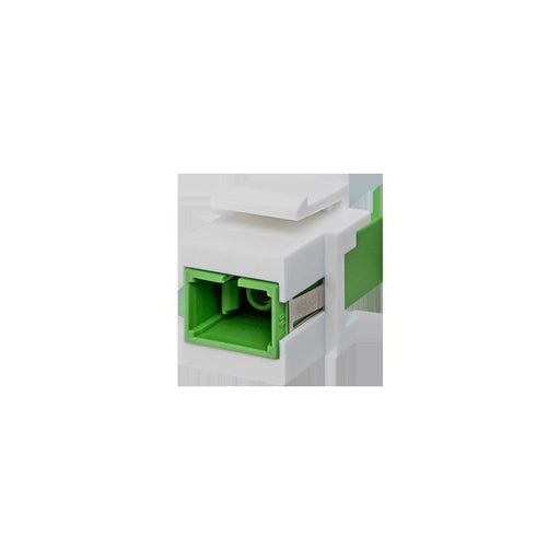 Jung - LWL-Kupplung Glasfaser Keystone-Modul SC OS2 GN grün