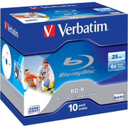 Verbatim - Speichermedium digital BD-R,printable 43713 (VE10) 25GB/1-6x,Jewelcase