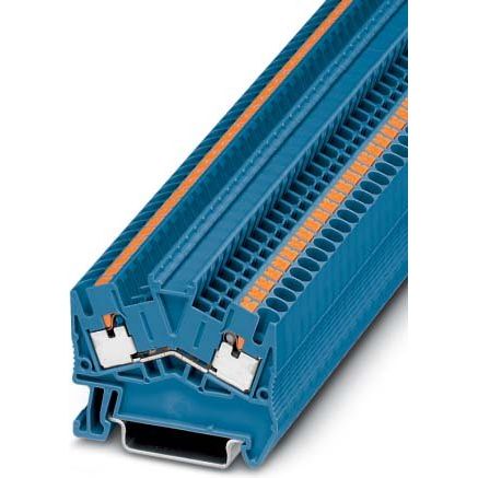 Phoenix Contact - Durchgangs-Reihenklemme Durchgangsreihenklemme PTS 2,5 BU 0,14-4qmm,blau − 50 Stück