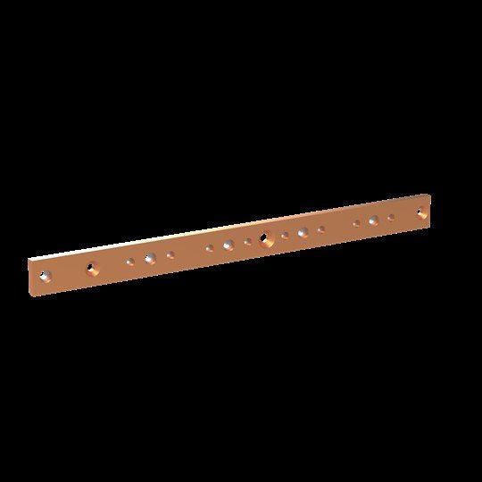 Striebel&John - Sammelschiene Kupferschiene montiert ZXM2526 40x10mm, L:524mm