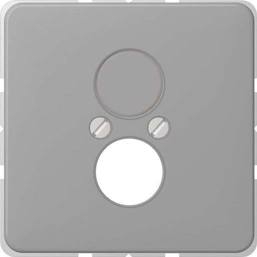 Jung - Einsatz/Abdeckung für Kommunikationstechnik Abdeckung gr CD 562 GR für 2 Kleinst.Dosen