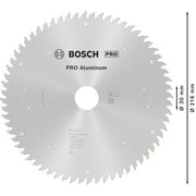 Bosch - Kreissägeblatt PRO Aluminium cordless 2608837776 Kreissägeblatt 216 x
