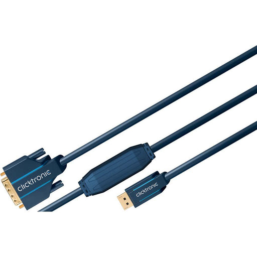 Clicktronic - Konfektioniertes A/V-Kabel DisplayPort/DVI-D-Adapter 70729 2m