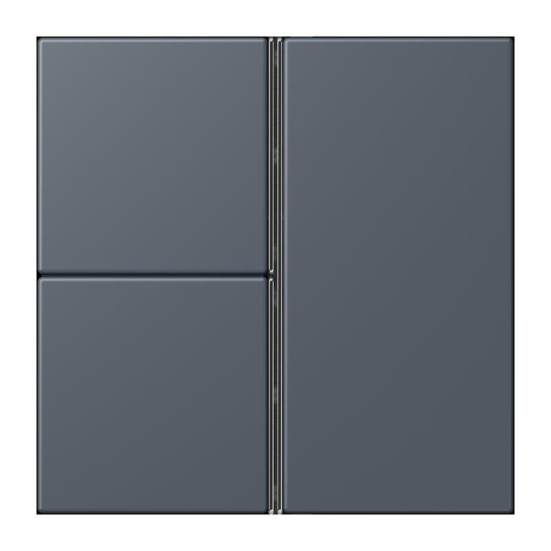 Jung - Abdeckung/Bedienelement für Installationsschalterprogramme Tastensatz 3fach LC 403 TSA 262 gris fonce 59