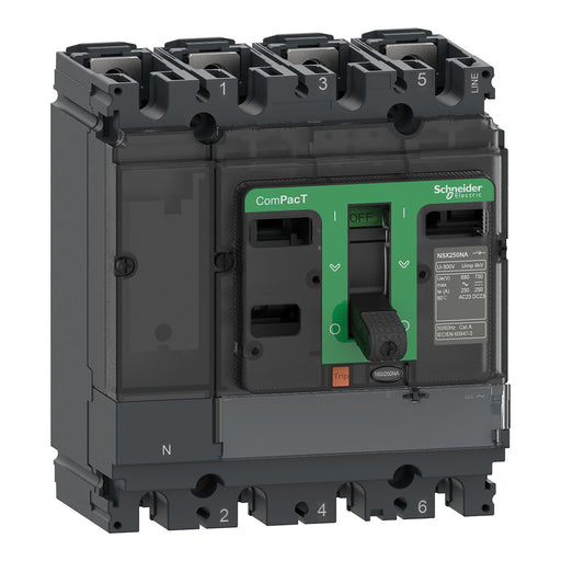 Schneider Electric - Lasttrennschalter ComPacT C104100S NSX100NA, 4 poles