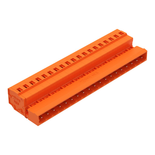 WAGO - Kabelsteckverbinder für Leiterplattensteckverbinder 1-Leiter-Stiftleiste 231-649/018-000 CAGECLAMP,2,5mm²,or − 10 Stück