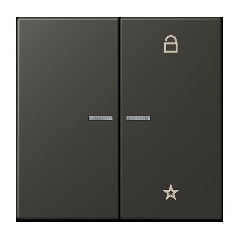 Jung - Bedienelement intelligent eNet Taster Universal 1f. FM LC 1701 259