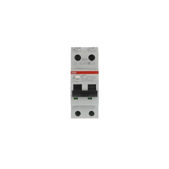 ABB Stotz S&J - Kombination FI-Schalter/Leitungsschutzschalter FI/LS-Schalter DS201A-C4/0,3 6kA, 1p+N