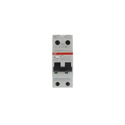 ABB Stotz S&J - Kombination FI-Schalter/Leitungsschutzschalter FI/LS-Schalter DS201A-C4/0,3 6kA, 1p+N