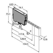Turck - Feldbus, Dez. Peripherie Funktions-/Technologie-Modul Elektronikmodul BL20-2RFID-S