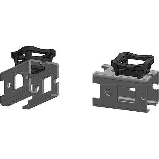 Icotek - Montagezubehör (Schaltschrank) Klettbandhalter schwarz KBH-R rastbar − 100 Stück