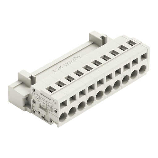 WAGO - Kabelsteckverbinder für Leiterplattensteckverbinder 1-Leiter-Stiftleiste 721-610 CAGECLAMP,2,5mm²,lgr − 50 Stück