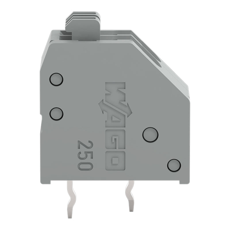 WAGO - Leiterplattenklemme 250-402 Drücker,0,5mm²,grau − 180 Stück
