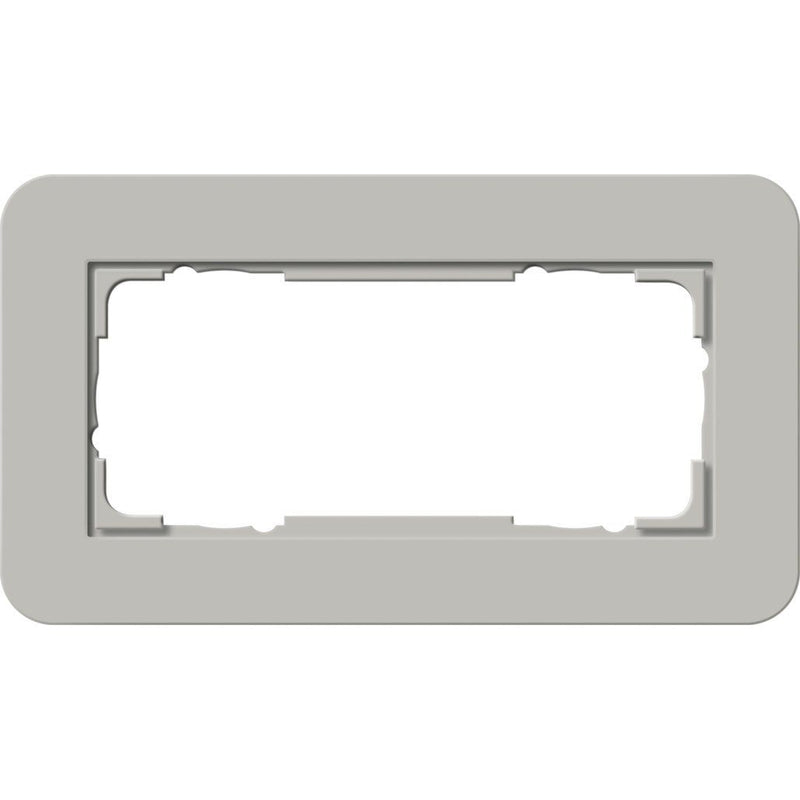 Gira - Abdeckrahmen 2fach o.M 1002422 Grau/Anthrazit