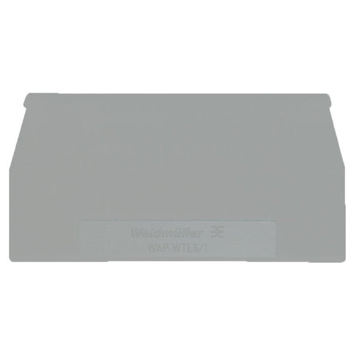 Weidmüller - Abschluss- und Zwischenplatte für Reihenklemme Abschlussplatte WAP WTL6/1 EN VGR 65mmx1.5mm,vgr − 20 Stück