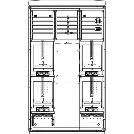 Elsta Mosdorfer - Zähler-Komplettschrank Zähleranschlusssäule ZS614T.N2.12 A655-1 N2 3Z TSG