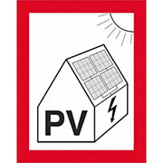 Cimco Werkzeuge - Warn-/Hinweisschild Brandschutzzeichen 182799 Hinw. PV-Anl+Batt