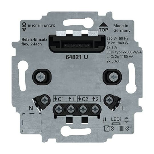 Busch-Jaeger - Elektronischer Schalter Serienrelais-Einsatz 64821 U flex