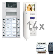 TCS Tür Control - Türsprech-Set Videopack 14 PVE15140-0010 AVE 14 Tasten AP