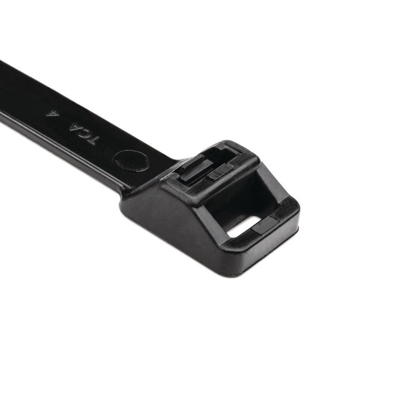 HellermannTyton - Kabelbinder Wiederöffnungsbinder RT250M-N66-BK-Q1 − 25 Stück