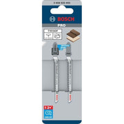 Bosch - Stichsägeblatt PRO Hardwood clean curve 2608655093VE(2) T101AOF − 10 Packung