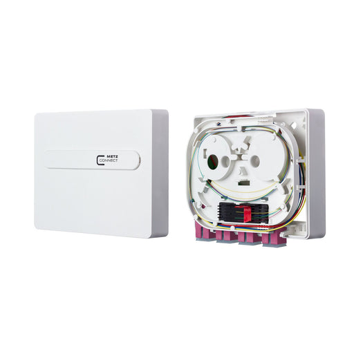 Metz Connect - Kommunikationsanschlussdose LWL OpDAT ADT Spli. OM4 1501171E04HC 4x SC-Simplex