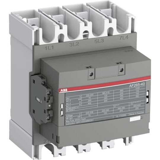 ABB Stotz S&J - Leistungsschütz zum Schalten von Wechselstrom Schütz AF265-40-22-14 50-500V 50/60Hz / DC