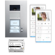 TCS Tür Control - Türsprech-Set Videosprechanlgenset color PVU17020-0010 2 Tasten UP,Freispr