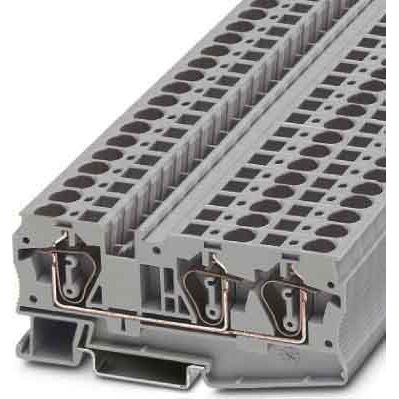 Phoenix Contact - Durchgangs-Reihenklemme Dreileiterklemme ST 6-TWIN Zugfeder, gr