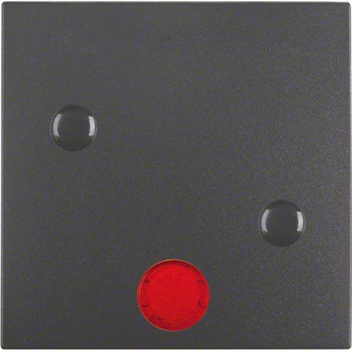 Berker - Abdeckung/Bedienelement für Installationsschalterprogramme Wippe anschraubbar 15721606 B.3/B.7 anth