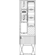 Elsta Mosdorfer - Zähler-Komplettschrank Zähleranschlusssäule ZS341.S4.48 A340 S4 1Z 3.HZ 48TE