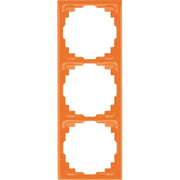 Jung - Abdeckrahmen Rahmen 3-fach orange CD 583 K O waage/senkrecht