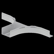 Unex - T-Stück für Kabelrinne T-Abzweiger grau 66128-48 60x100 U48X RAL7038 − 2 Stück