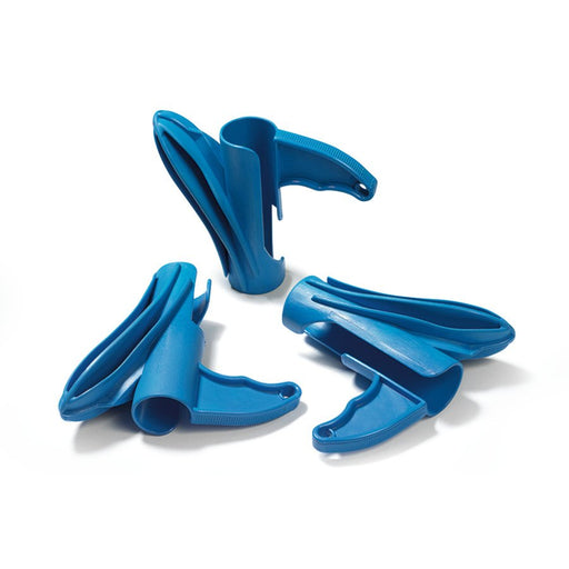 HellermannTyton - Kunststoff-Schutzschlauch Kabelbündelschlauch Werkz. HAT40-PA66-BU (5) 40mm blau − 5 Stück