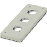 Phoenix Contact - Adapterplatte für Industriesteckverbinder Adapterplatte HC-B 24-ADP-3RST-GY − 10 Stück