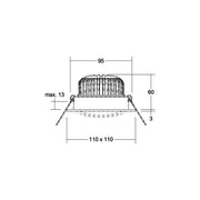 Brumberg Leuchten - Downlight/Strahler/Flutlicht LED-Einbaustrahler 230V 39396074